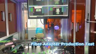 How to test our fiber optic adapter during the production progress
