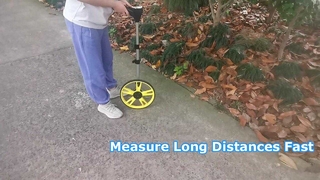 How to use digital measuring wheel in the FTTH cabling project 