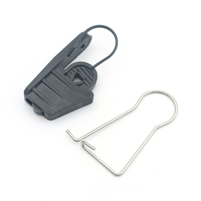 Outdoor FTTH Cable Tension Clamp Tension Wire Clamp Nylon UV Resistance