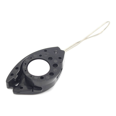 FTTX Self Adjustable Fiber Drop Wire Clamp For Flat Round Drop Cable