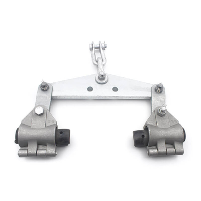 Long Span Double ADSS Anchor Clamp Reliable Double Suspension