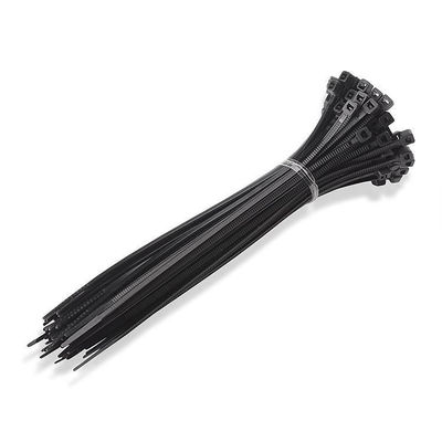 Self-locking 100pcs Nylon Cable Ties for UV Resistant Cable Tile PA66 Material Outlet