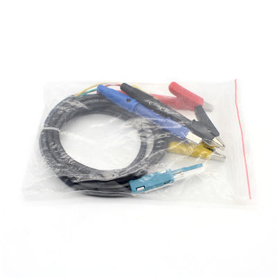 Electronic STG Block Type Lead Wire Test Cable 4-wire Serial Test Probe With Banana Plugs