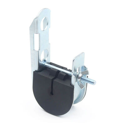 J Hook Suspension Clamp Hook For 12-20MM FTTH Adjustable Carbon Steel