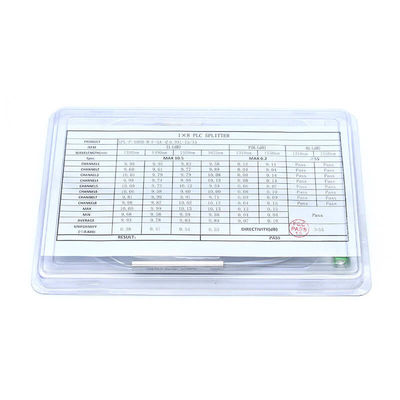 1X8 1X16 1X32 1x64 PLC Optical Splitter Without SC APC Connector