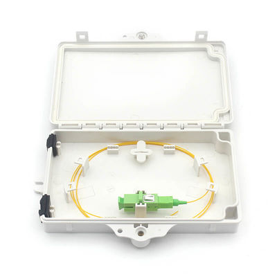 Telecommunications Fiber Optic Distribution Box  With 1 Core SC Single Adapter