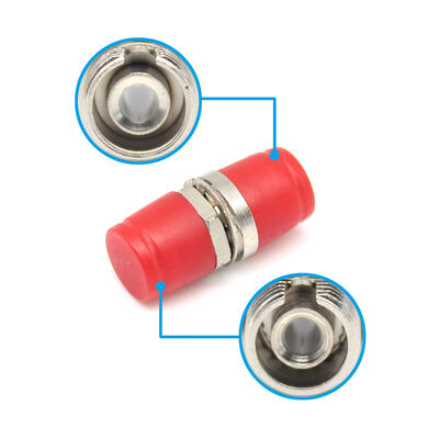 0.2 dB Insertion Loss FC UPC Fiber Optic Adapter with Zr. Ceramic Sleeve and 500 Cycle Durability
