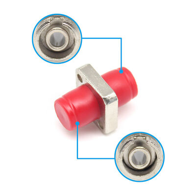 Singlemode Simplex FC UPC Square Type Fiber Optic Adaptor for Precise Alignment and Low Signal Loss