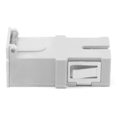 Fiber Optic SC Adapter with Flip Auto Shutter, 0.2 dB Insertion Loss, and 500 Cycle Durability