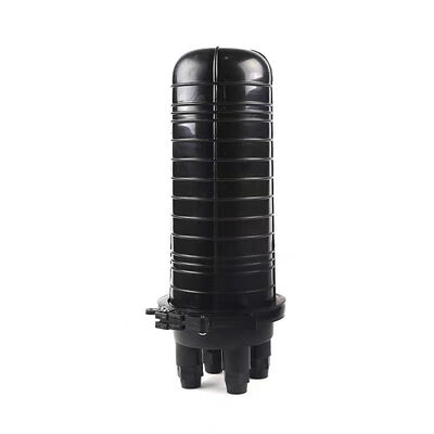 Pole mounted 2 In 2 Out Ports 24 cores Dome fiber optic splice closure