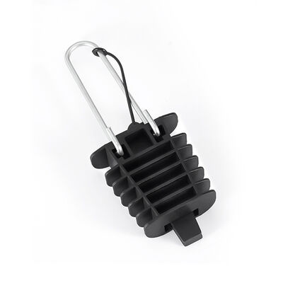 Telecom Network UV Resistant Fiber Optic Aerial Suspension Cable Clamp