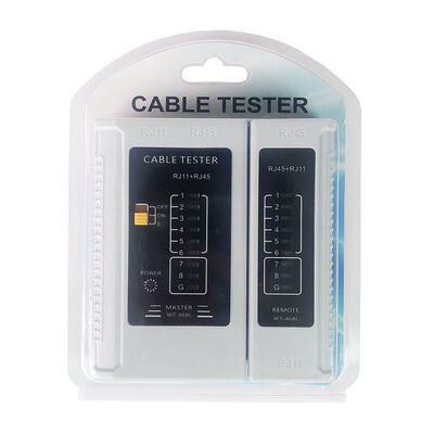 ABS Plastic Cat5, Cat5e, Cat6, Cat6A, RJ45 RJ11 Network Cable Tester