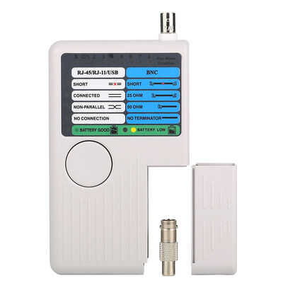 4-in-1 Remote RJ11 RJ45 USB BNC Cable Tester