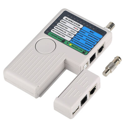 4-in-1 Remote RJ11 RJ45 USB BNC Cable Tester