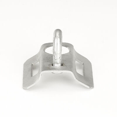 Galvanized Steel ADSS Anchor Clamp for FTTx Pole Mounted with 65*65*54mm Size