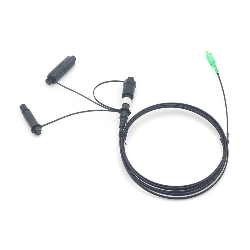Fiber Optic SC-APC Polishing Type Pre Terminated Drop Cables
