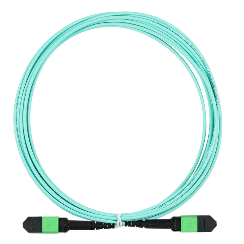 LSZH OM4/OM3 MPO-MPO Multimode Female  Fiber Optic Patch Cord