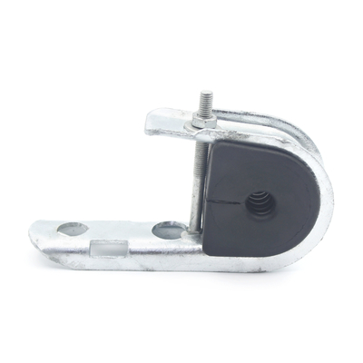 UV Protected Neoprene Inset Material Galvanized Steel Suspension Clamp for ADSS Cable