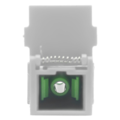 Low Insertion Loss Telecommunications Fiber Optic SC Adaptor with Flip Auto Shutter