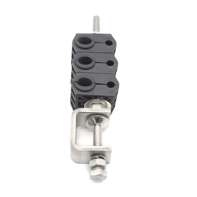 6 Cable Capacity Customized Single hole three way power cable feeder clamp Fiber Optic for 1 Time