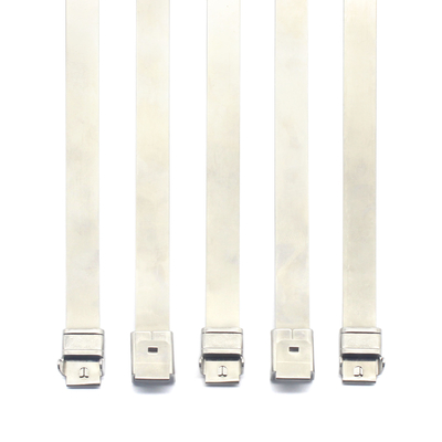 Flameproof Metallic Stainless Steel Cable Ties for Direct Supply to Industrial Market