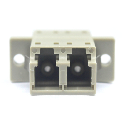 Zirconia Sleeve Fiber Optic LC PC Multimode Duplex Adapter with 0.2dB Insertion Loss