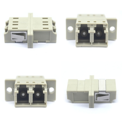 Zirconia Sleeve Fiber Optic LC PC Multimode Duplex Adapter with 0.2dB Insertion Loss