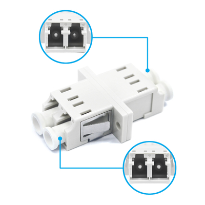 LC PC Fiber Optic Adapter Multimode Fiber Connector For Wireless Lan