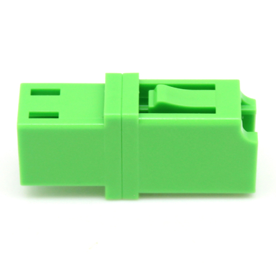 FTTH Singlemode Simplex Green LC APC Fiber Optic Adapter with and Loading Test ≥ 70 N