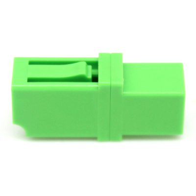 FTTH Singlemode Simplex Green LC APC Fiber Optic Adapter with and Loading Test ≥ 70 N