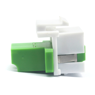 Optical Fiber LC APC Duplex Keystone Adapter with Inner Shutter CATV System Essential