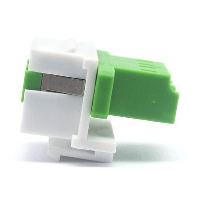 Optical Fiber LC APC Duplex Keystone Adapter with Inner Shutter CATV System Essential