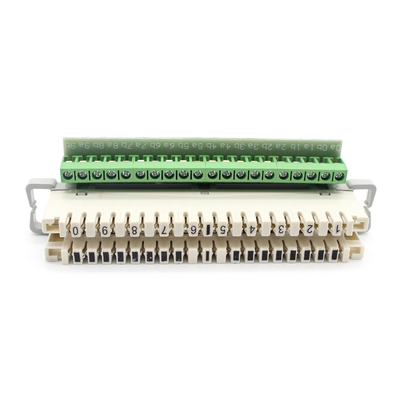 20 Pins Screw Terminal Block Krone Lsa Disconnection Module Content 1 pcs