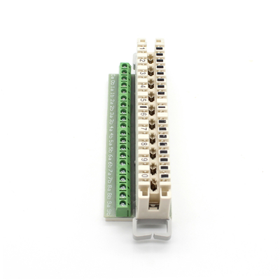 20 Pins Screw Terminal Block Krone Lsa Disconnection Module Content 1 pcs