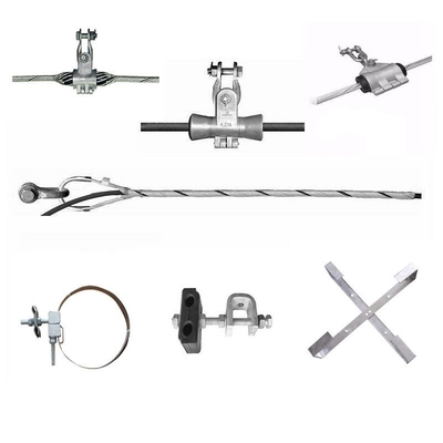 Preformed Tension Clamp for ADSS Fiber Optic Cable on Hot Dip Galvanized Flat Iron