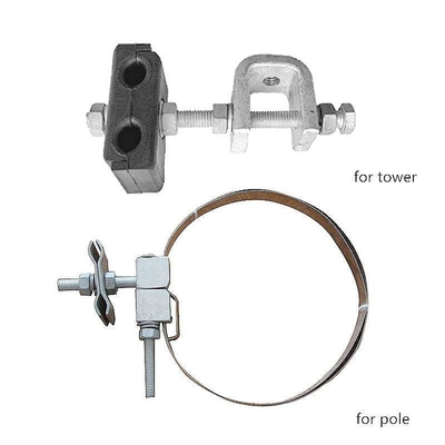 Preformed Tension Clamp for ADSS Fiber Optic Cable on Hot Dip Galvanized Flat Iron