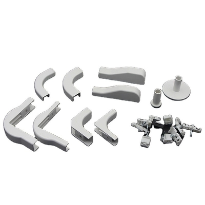 Kazakhstan Market Round White Fiber Optic Plastic Accessories for Space-Saving Wiring