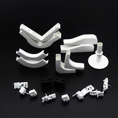 Kazakhstan Market Round White Fiber Optic Plastic Accessories for Space-Saving Wiring