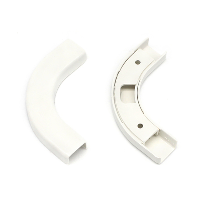 ABS Fiber Optic Plastic Accessories Cable Wiring Right Bending Angle Wall Tube Cable Clip