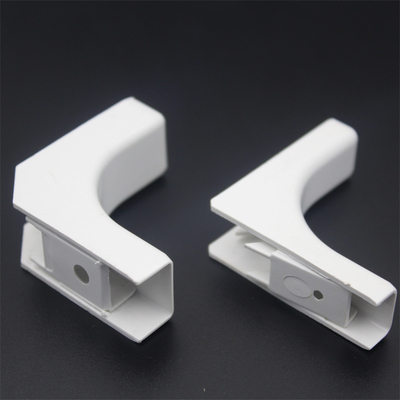 ABS Fiber Optic Plastic Accessories Cable Wiring Right Bending Angle Wall Tube Cable Clip