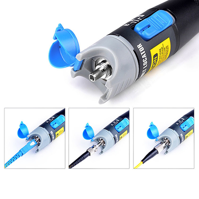 VFL Optical Red Light Laser Rotary Pen Fiber Visual Fault Locator AA * 2 Power Supply