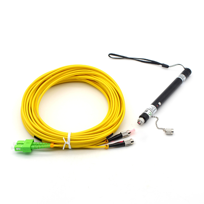 FTTH Network 650nm VFL Optical Black Laser Pen Type Fiber Optic Visual Fault Locator