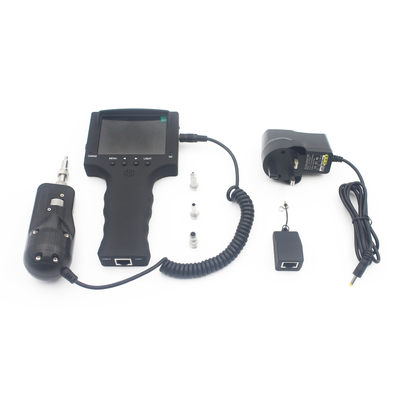 FTTH Portable Fiber Optic Inspection Microscope 3.5&quot; TFT-LCD Video 180mm x 98mm Size