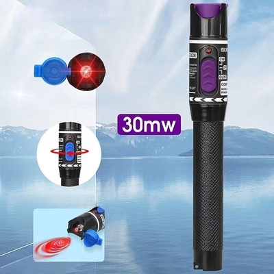 Optic Fiber Red Light Pen 10mw Visual Fault Locator 50km VFL 30 KM Time 1 year 1 Time