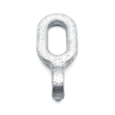 Galvanized Steel Power Clevis Ball Eye Fittings for Overhead Right Angle Hanging Ring