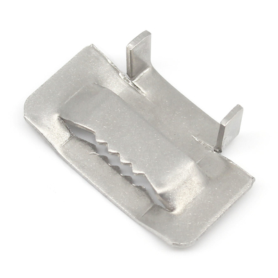 Stainless Steel 1/4 Inch Width*0.12 mm Thickness 100 Pcs Pack Ear-lock Banding Strap Buckle