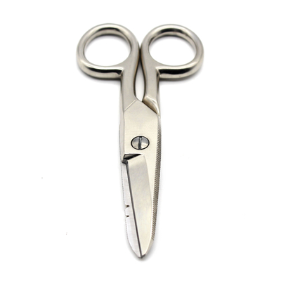 Industrial Grade Stainless Steel Electrician's Scissor Ideal for Telecom Applications