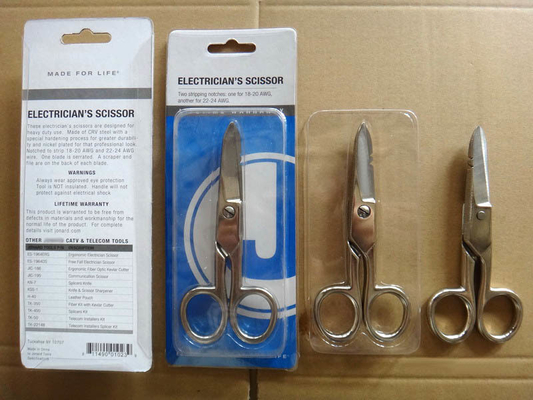 Industrial Grade Stainless Steel Electrician's Scissor Ideal for Telecom Applications