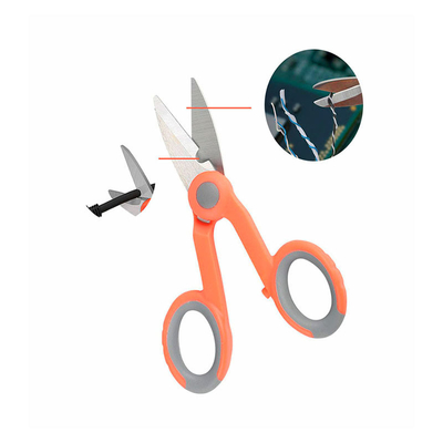 Stainless Steel Copper Fiber Optical Wire Cutter Scissors with Durable Construction