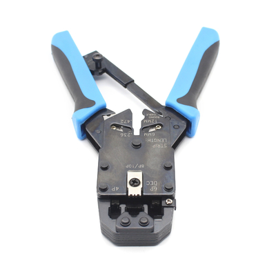 RJ-45 RJ-12 RJ-11 8P8C 6P6C 4P4C Cable Cutter With Stripper Made Of Medium Steel Material